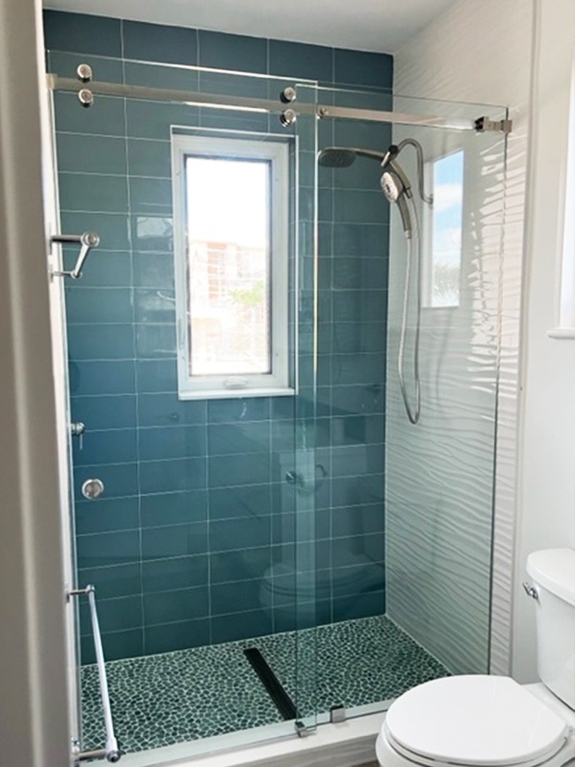 Barn Style Shower Doors in Sanibel, Florida